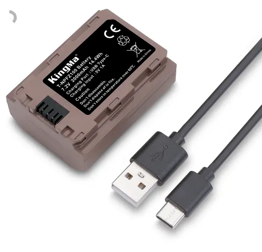 KingMa USB-C Input NP-FZ100 2000mAh Battery with Protective Box