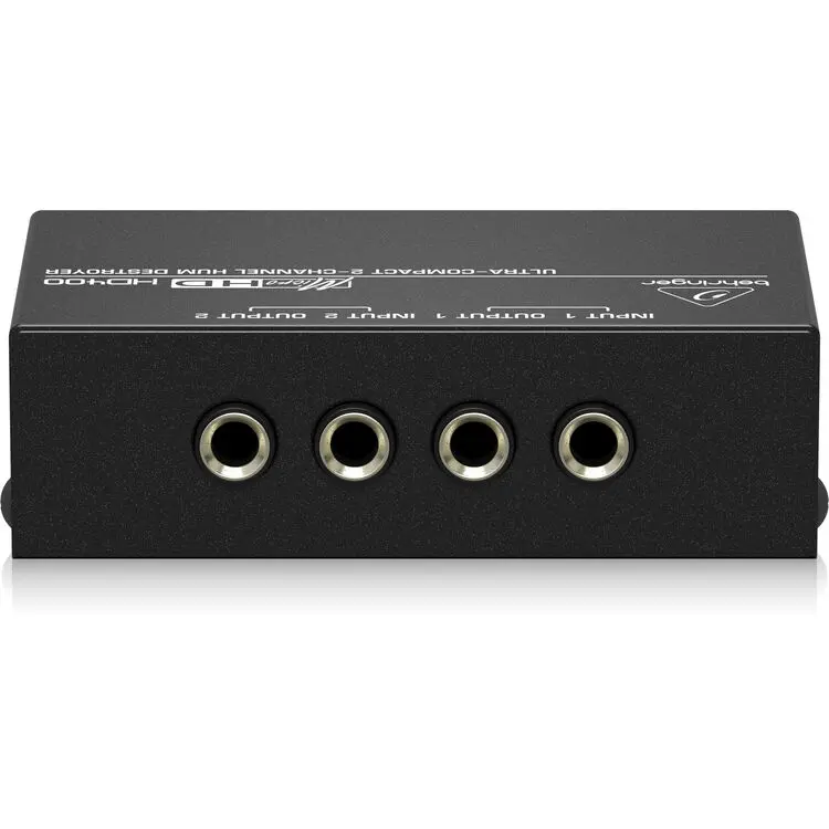 Behringer HD400 Ultra-Compact 2-Channel Hum Destroyer