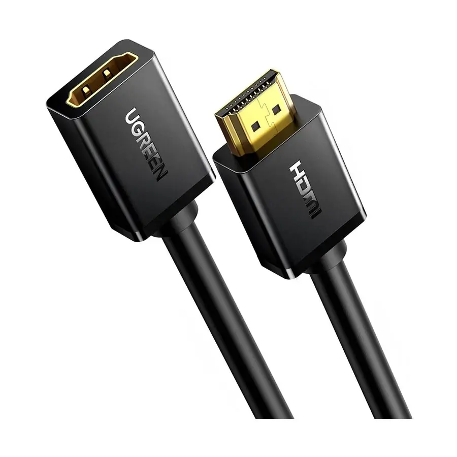 UGREEN HD107 (10142) HDMI 1.4 Male to Female 2 Meter, Black Extension Cable