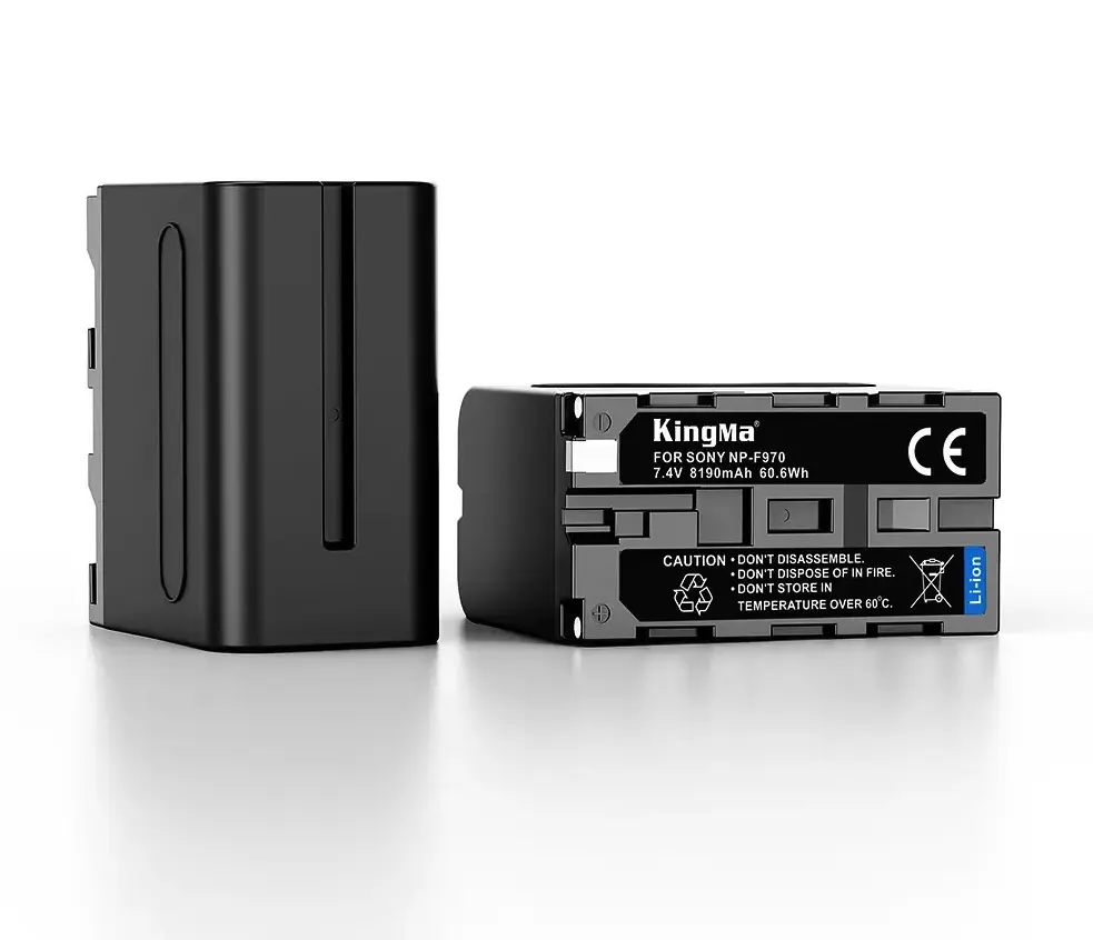 KINGMA NP-F970 7.2V 8190mAh Battery with Battery Case