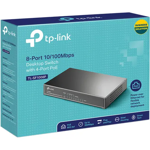 TP LINK TL-SF1008P PORT GIGABIT SWITCH