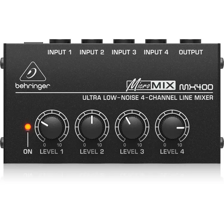 Behringer MICROMIX MX-400 Ultralow-Noise 4-Channel Line Mixer