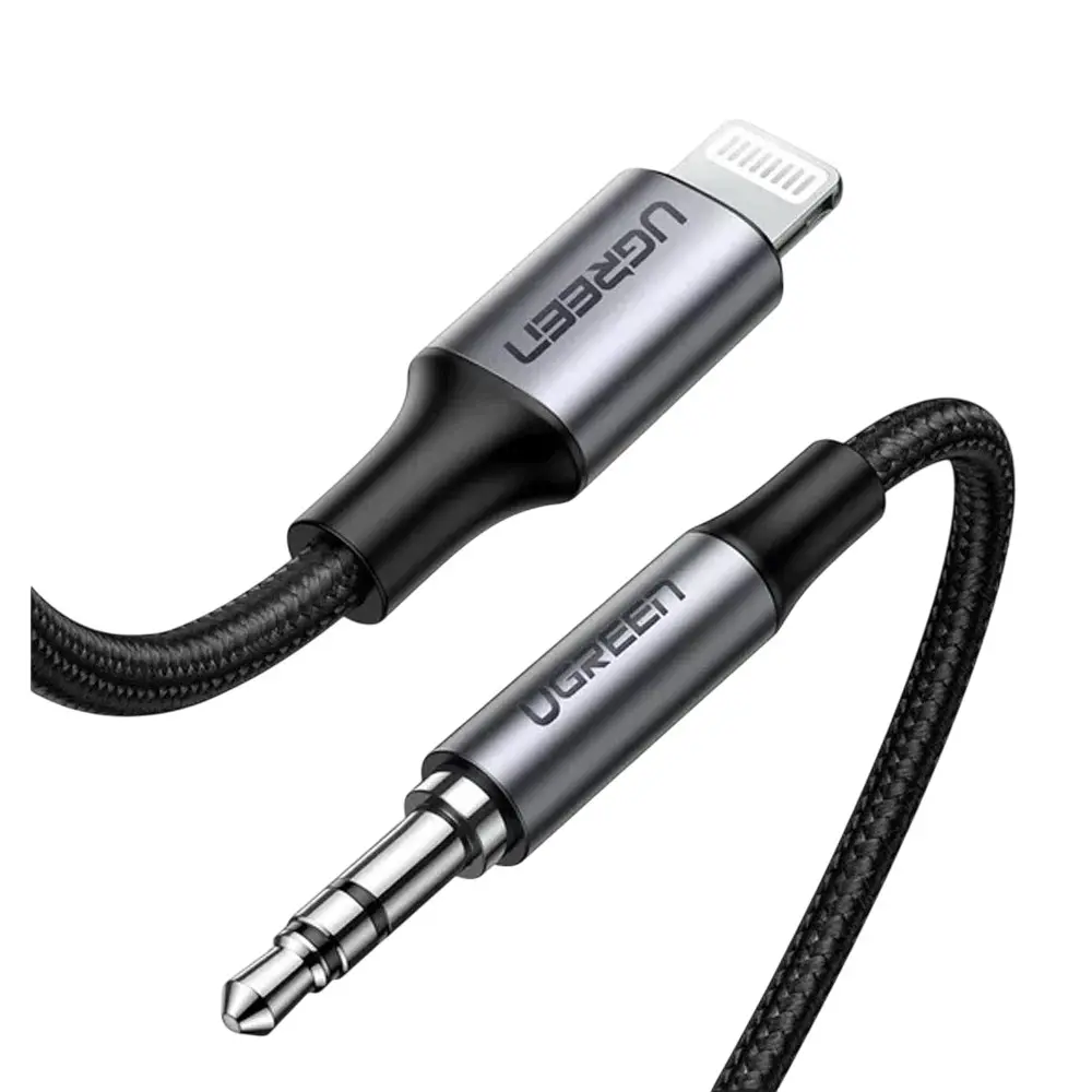 Ugreen Lightning To 3.5mm Audio Adapter - 1M (Grey) (US315/70509)