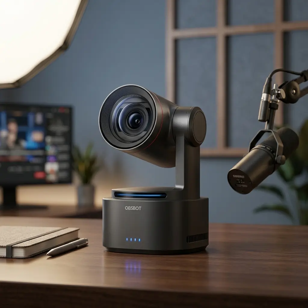 OBSBOT Tail 2 AI-Powered PTZR 4K Live Production Camera (NDI Activated)
