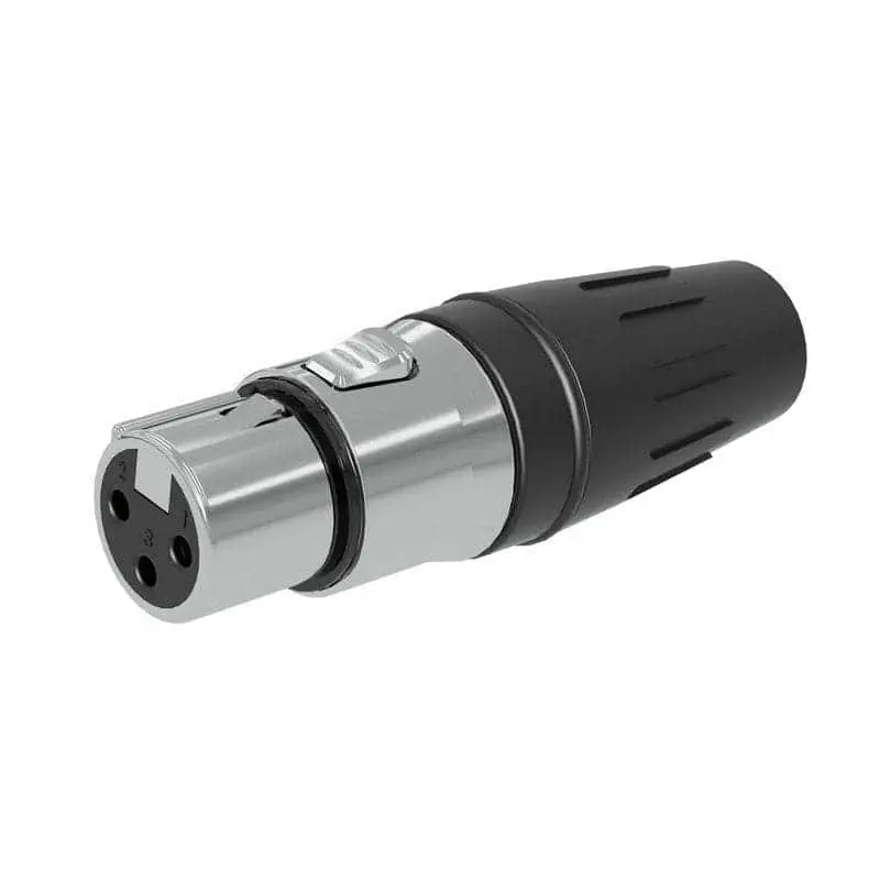 Seetronic SCHF3 3Pin XLR High Quality stainless steel Female gold plated contacts.