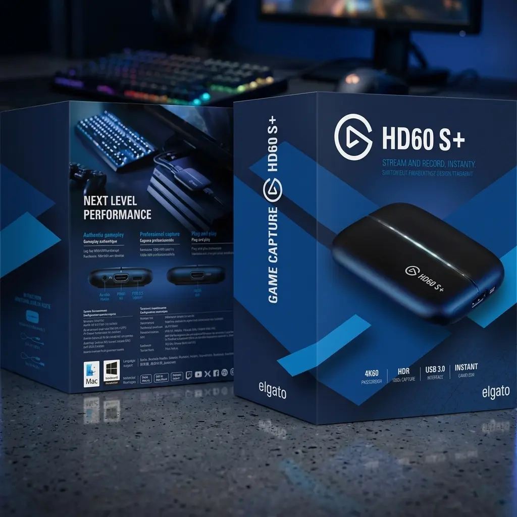 Elgato Game Capture HD60 S+ High Definition HDR Game Recorder