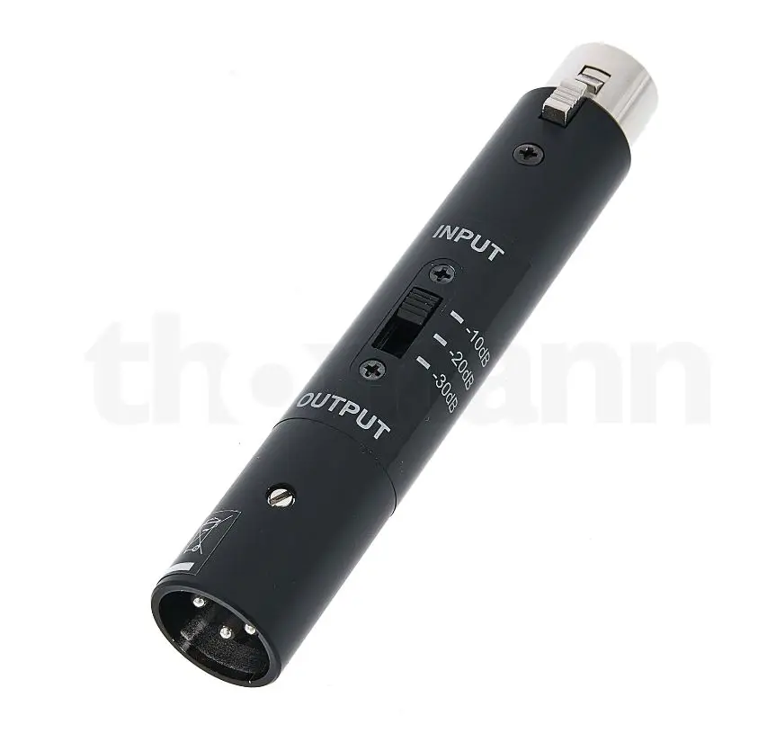 JTS MA-123 Switchable attenuator for microphones