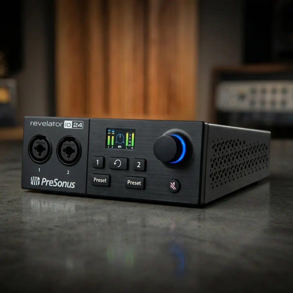 PRESONUS REVELATOR io24 USB-C / MIDI Audio Recording Interface with Tons of Software