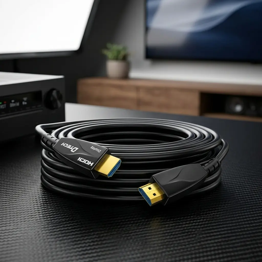 DTECH 4K HDMI ArmorV2.0 Hdmi Long Kabel Optical Fiber Hdmi Cable Support. 10 15 20 25
