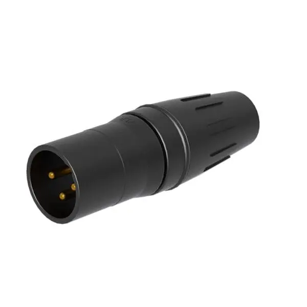 Seetronic SCHM3-B 3 Pin XLR Male (BLACK)